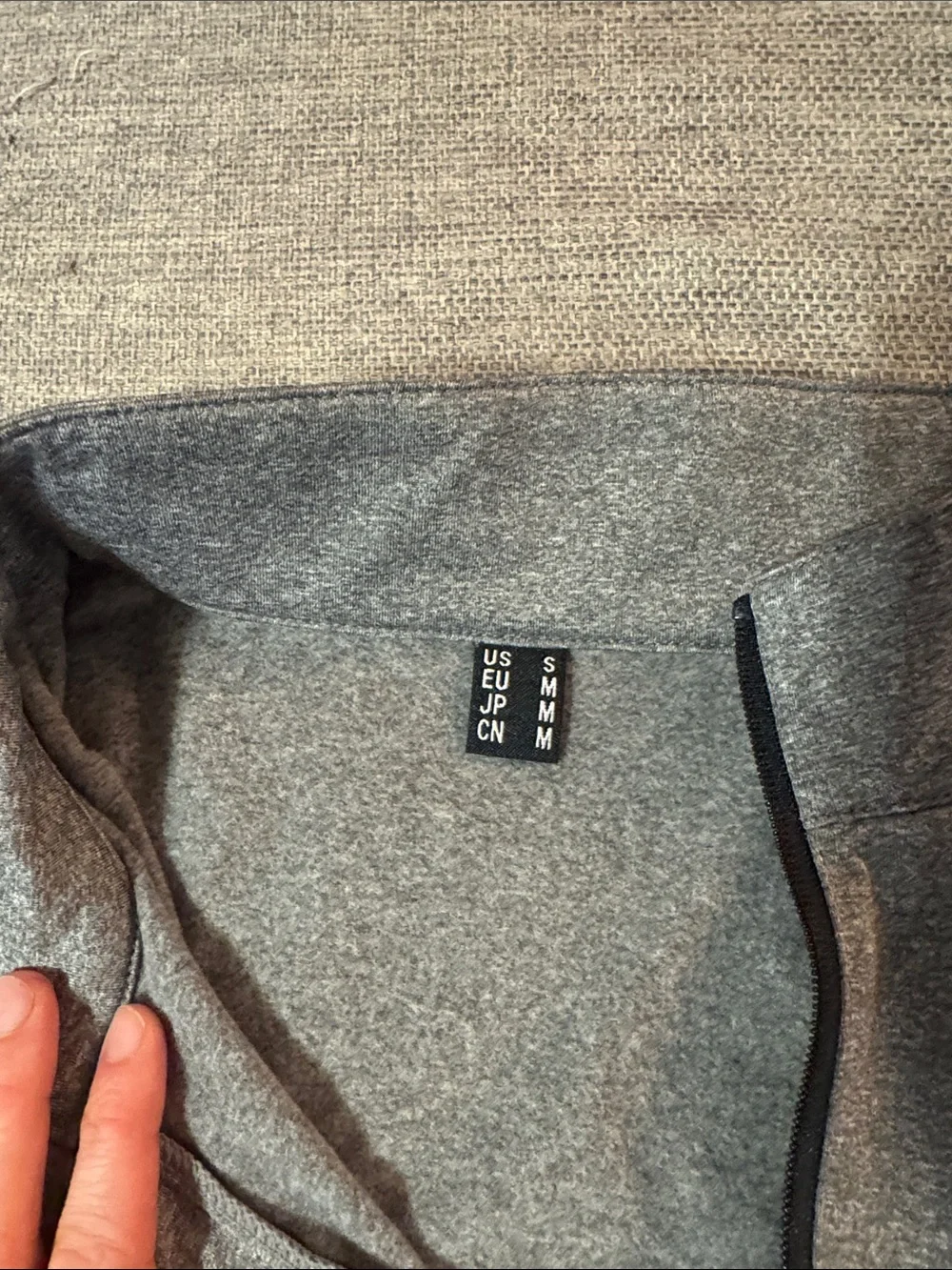 Men's Heather Grey Half-Zip Performance Pullover